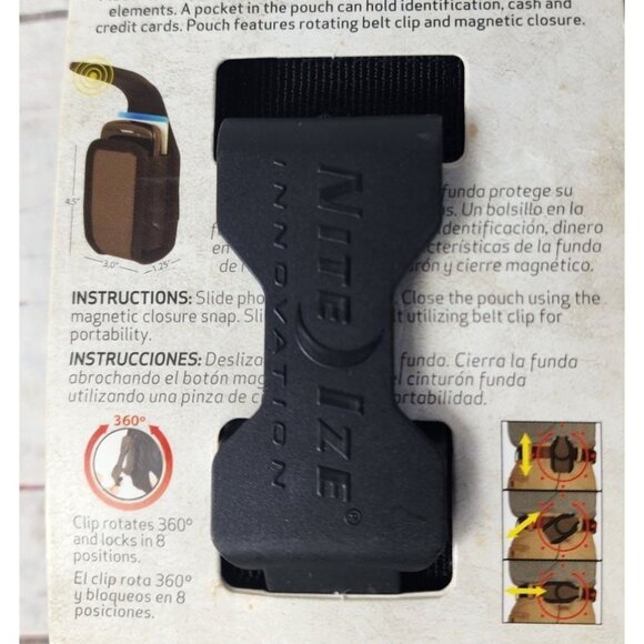 Rugged Universal Small Flip Phone Nite Ize Innovation- Durable Phone Case - Picture 7 of 9